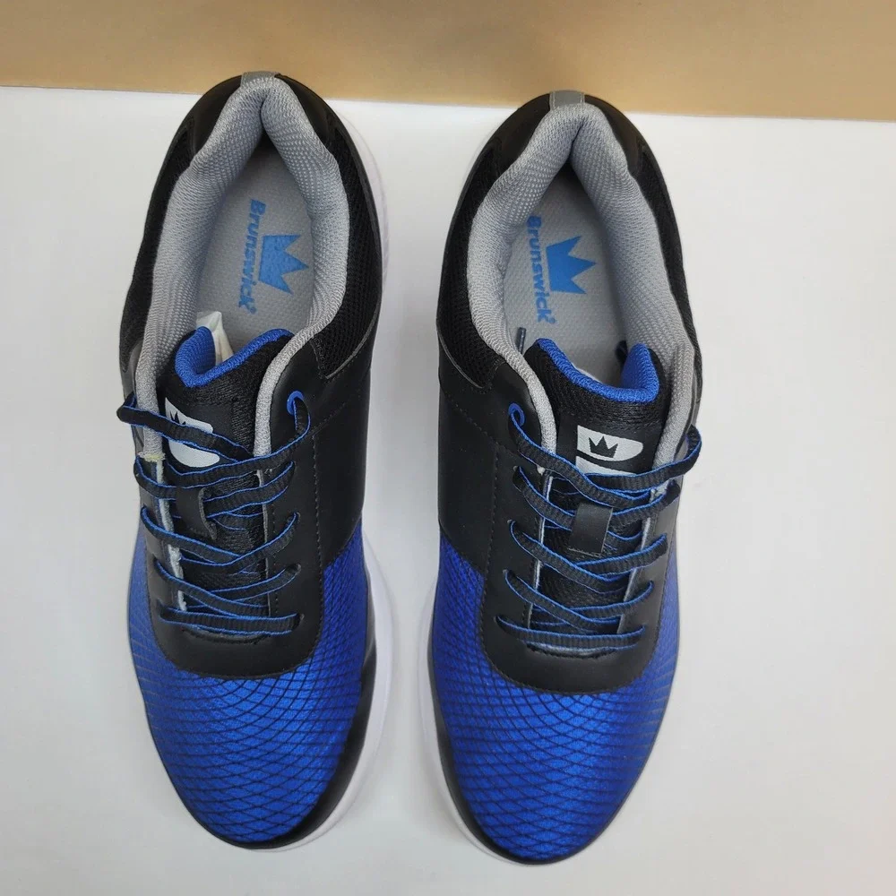 Brunswick Frenzy Mens Bowling Shoes Royal Blue/Black Size 11 Medium Width
